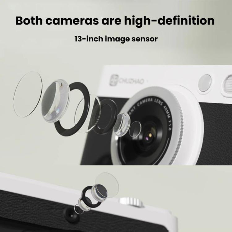 Cámara instantánea WiFi CHUCHHAO D1PRO, cámara fotográfica portátil a color con película