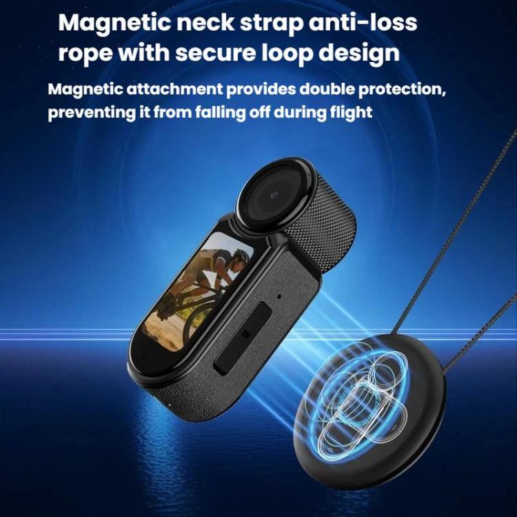 Cámara de acción HD D03, mini cámara inteligente magnética para llevar al cuello.