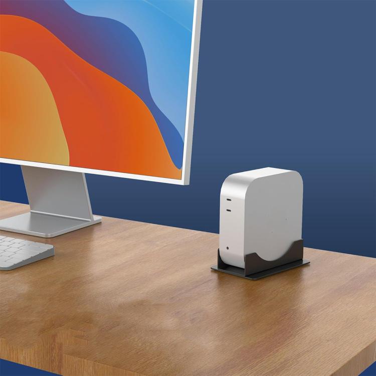 Soporte vertical de escritorio de metal que ahorra espacio para Mac Mini M4 / M4 Pro, M4 / M4 Pro Metal