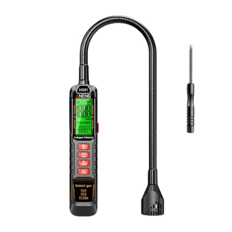 ANENG Detector de fugas halógenas para coche, refrigerante, aire acondicionado, Battery, Rechargeable