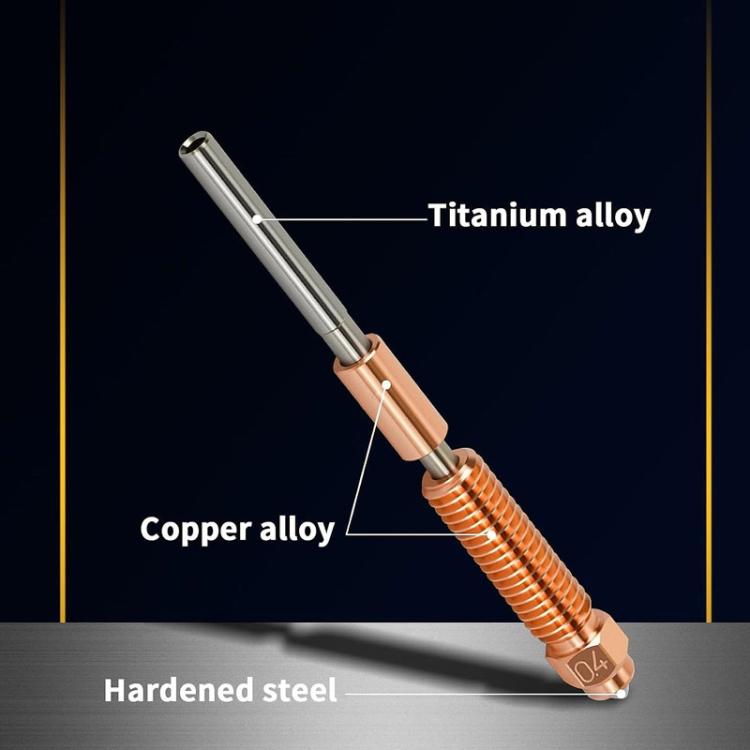 Kit de cabezal de impresión cerámico de alto flujo para impresoras Creality K1 / K1C / K1 Max, 0.2mm, 0.4mm, 0.6mm, 0.8mm, Without Heatsink 0.2mm, Without Heatsink 0.4mm, Without Heatsink 0.6mm, Without Heatsink 0.8mm, 0.2mm For Machines After 2025    ...