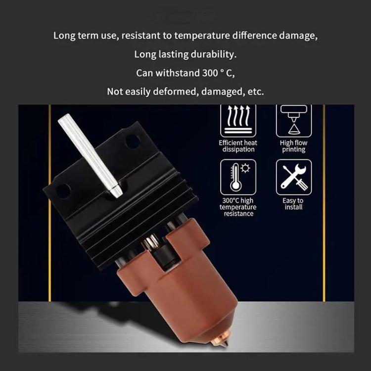 Kit de cabezal de impresión cerámico de alto flujo para impresoras Creality K1 / K1C / K1 Max, 0.2mm, 0.4mm, 0.6mm, 0.8mm, Without Heatsink 0.2mm, Without Heatsink 0.4mm, Without Heatsink 0.6mm, Without Heatsink 0.8mm, 0.2mm For Machines After 2025    ...