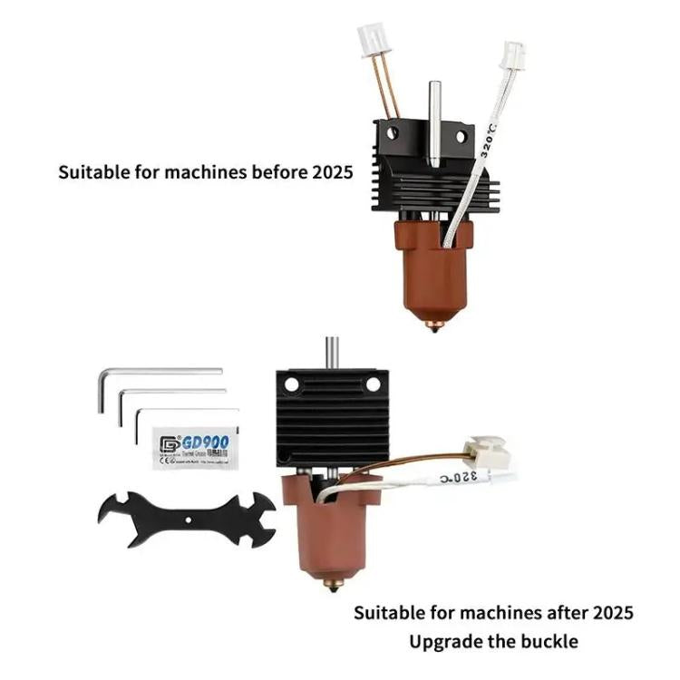 Kit de cabezal de impresión cerámico de alto flujo para impresoras Creality K1 / K1C / K1 Max, 0.2mm, 0.4mm, 0.6mm, 0.8mm, Without Heatsink 0.2mm, Without Heatsink 0.4mm, Without Heatsink 0.6mm, Without Heatsink 0.8mm, 0.2mm For Machines After 2025    ...