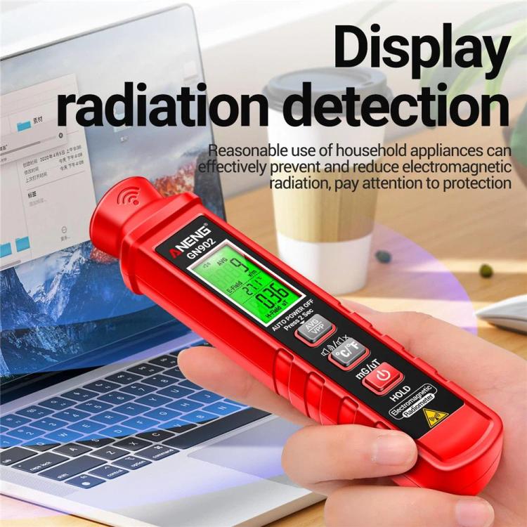 Detector de alarma de radiación electromagnética por emisión de campo eléctrico ANENG, GN902