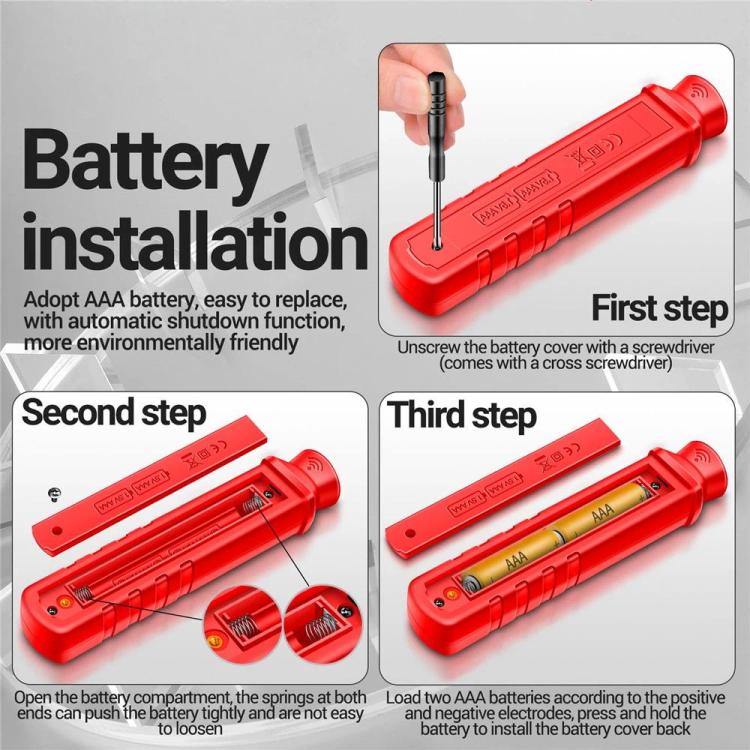 Detector de alarma de radiación electromagnética por emisión de campo eléctrico ANENG, GN902