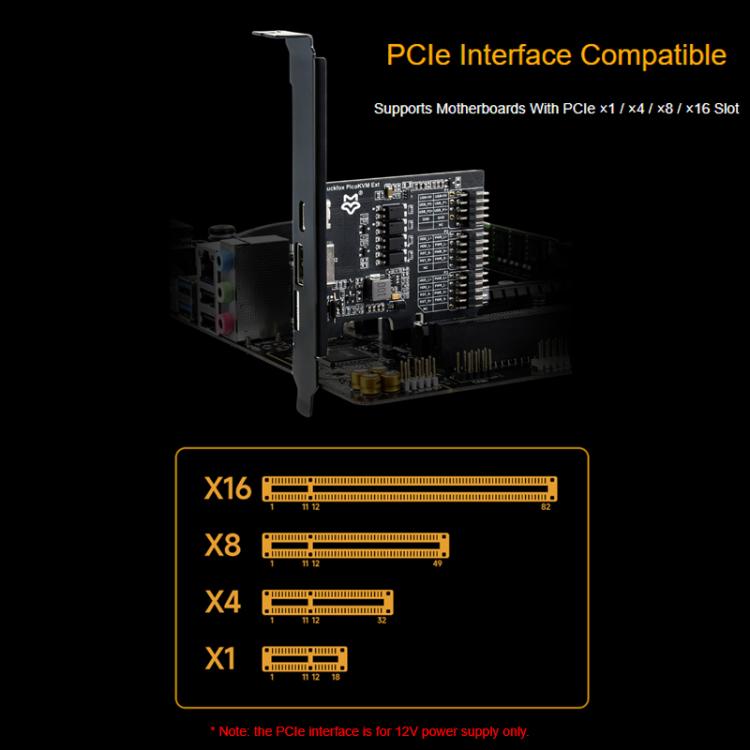 Tarjeta de expansión WAVESHARE Luckfox PicoKVM con interfaz USB PCIe universal