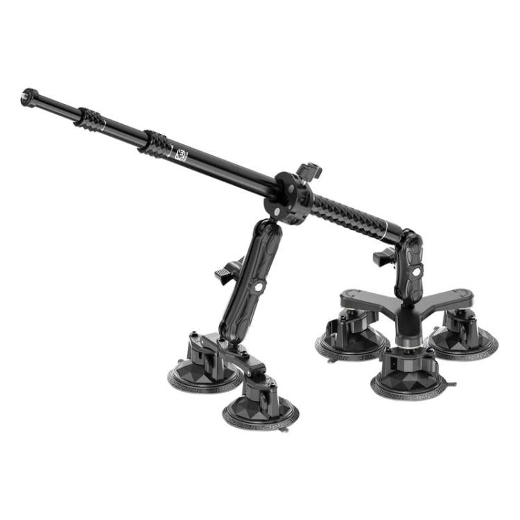 Soporte de fijación para cámara Kewig QG-11 Sports con ventosa extensible para selfies y techo de coche.