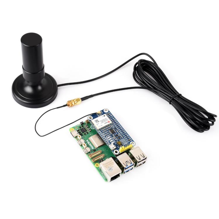 Antena de posicionamiento de precisión activa helicoidal multifrecuencia multisatélite de cuatro hilos WAVESHARE GNSS L1+L2+L5, Q25, Q39