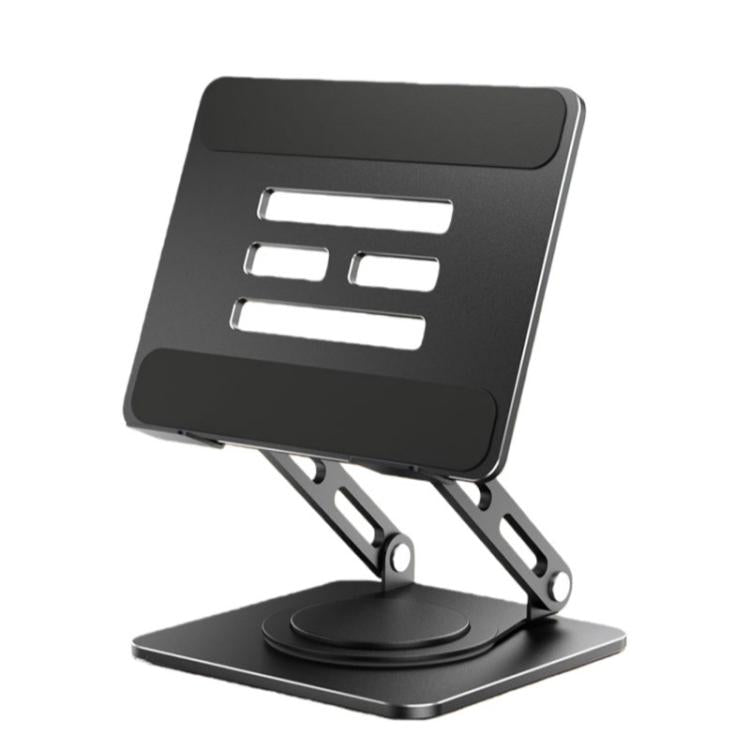 Soporte metálico giratorio y ajustable en altura para tablet de 16 pulgadas, ideal para juegos de escritorio y como soporte de refrigeración., P2038L