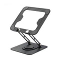 Soporte para ordenador metálico ventilado, plegable, con altura ajustable y rotación de 360 grados., NH-02Pro