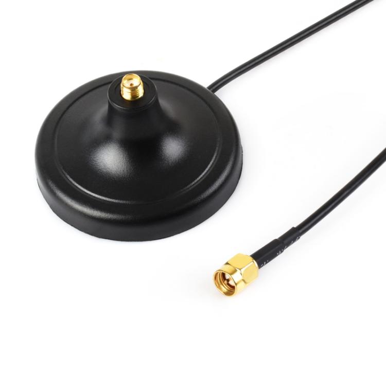 Antena WAVESHARE SMA con base magnética y ventosa, cable coaxial de 3 metros, Magnetic Base
