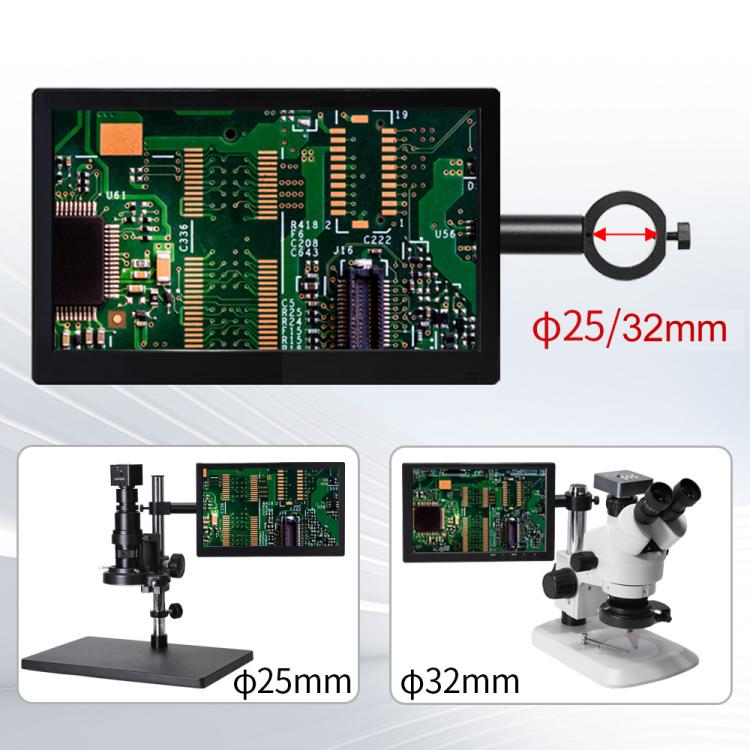 Monitor de microscopio IPS de grado industrial, enchufe estadounidense., 8 Inch with 25mm Mounting Bar, 8 Inch with 32mm Mounting Bar, 10 Inch with 25mm Mounting Bar, 10 Inch with 32mm Mounting Bar, 11.6 Inch with 25mm Mounting Bar                     ...