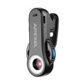 Microscopio para teléfono APEXEL TriScope 40X-80X-120X con iluminación LED y UV de doble temperatura., APL-MS3L