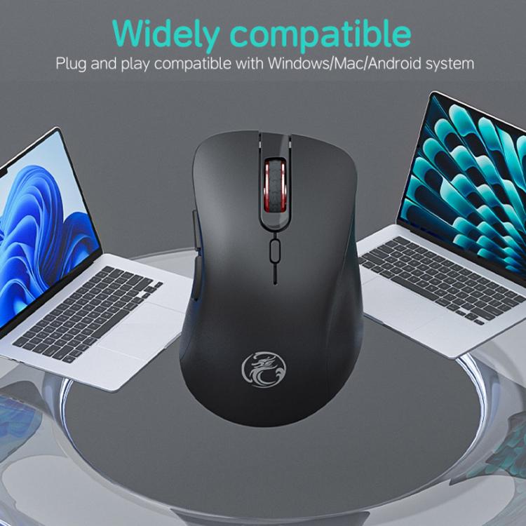 Ratón inalámbrico para juegos iMICE E-2310 de 6 botones y 2,4 GHz para oficina y hogar.