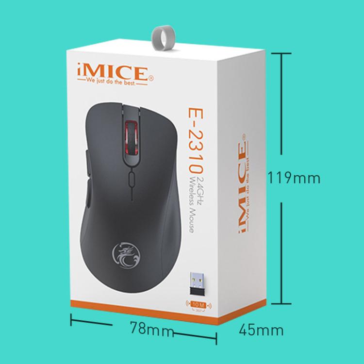 Ratón inalámbrico para juegos iMICE E-2310 de 6 botones y 2,4 GHz para oficina y hogar.