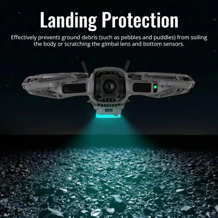 Para el dron DJI Neo 2 RCSTQ, se encuentra un foco de búsqueda colorido recargable con patín de aterrizaje elevado., Searchlight