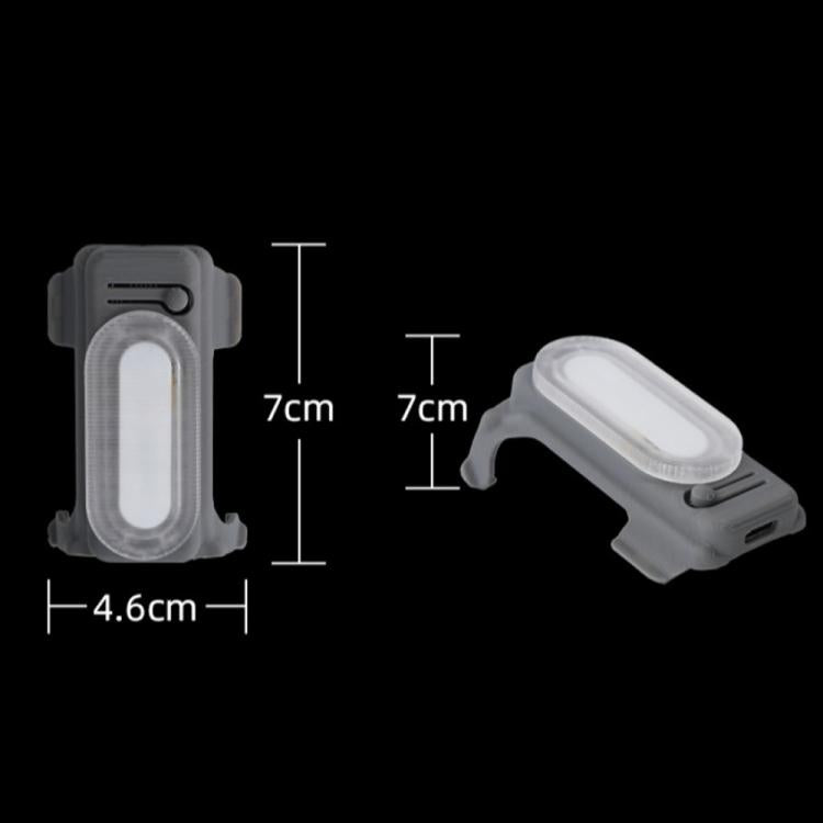 Para el dron DJI Neo 2 RCSTQ, se encuentra un foco de búsqueda colorido recargable con patín de aterrizaje elevado., Searchlight