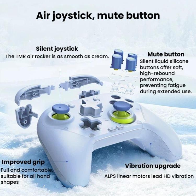 Mando de juegos inalámbrico Bluetooth MOBAPAD Pro2-HD LSR Air Rocker para Switch 2 / PC