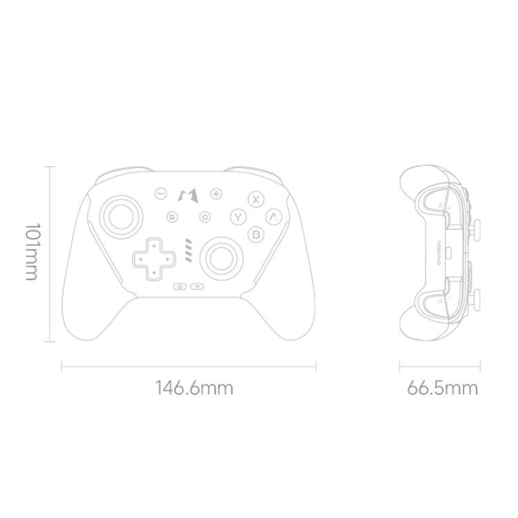 Mando de juegos inalámbrico Bluetooth MOBAPAD Pro2-HD LSR Air Rocker para Switch 2 / PC