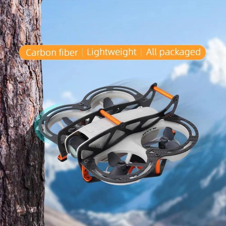 Para DJI Neo RCSTQ, protector de parachoques anticolisión de fibra de carbono completa