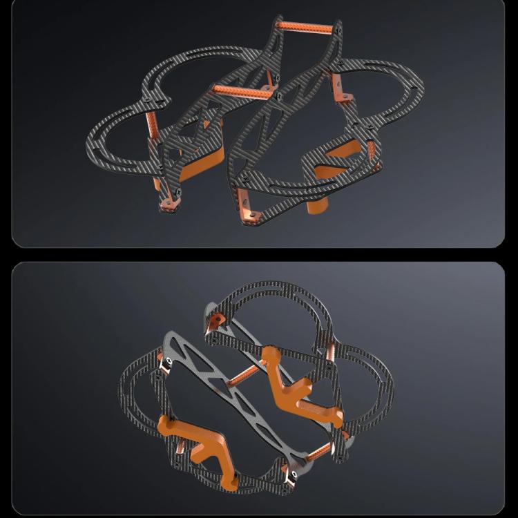 Para DJI Neo RCSTQ, protector de parachoques anticolisión de fibra de carbono completa