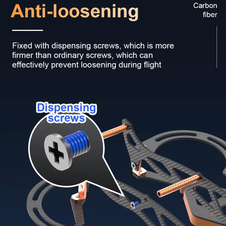 Para DJI Neo RCSTQ, protector de parachoques anticolisión de fibra de carbono completa