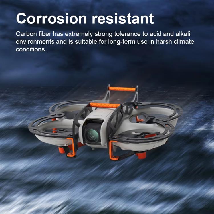 Para DJI Neo RCSTQ, protector de parachoques anticolisión de fibra de carbono completa