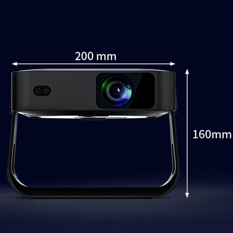 Proyector portátil ultrafino R6 HD 1080P con enfoque automático. Mini proyector para el hogar., US Plug, EU Plug, UK Plug, AU Plug