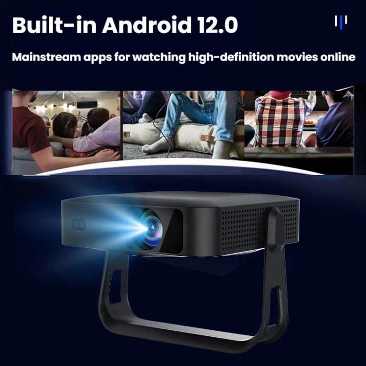 Proyector portátil ultrafino R6 HD 1080P con enfoque automático. Mini proyector para el hogar., US Plug, EU Plug, UK Plug, AU Plug