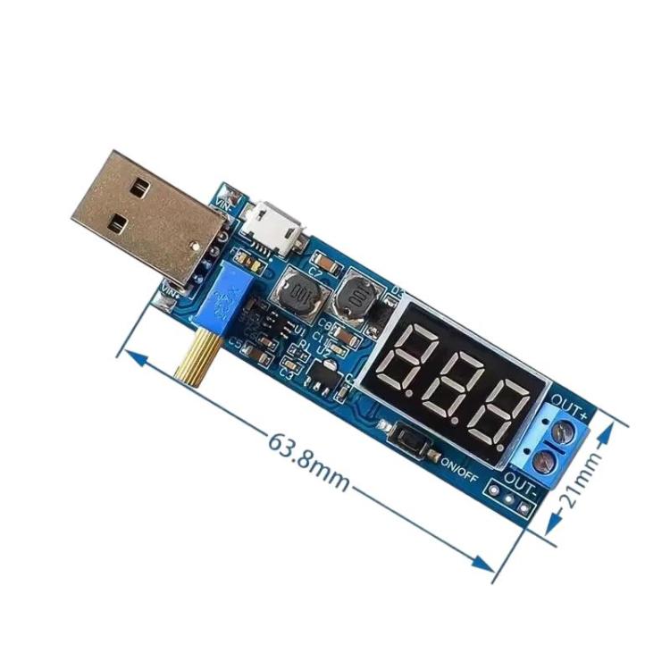 Módulo regulador de voltaje de fuente de alimentación elevadora USB DC-DC, Micro, Type-C