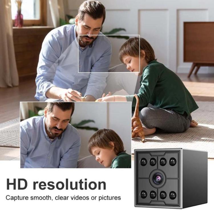 Mini cámara inalámbrica M09 HD con visión nocturna infrarroja y detección de movimiento, monitor WiFi.