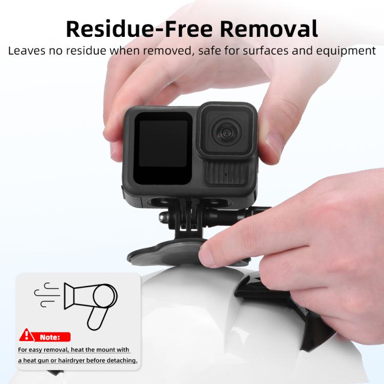 Soporte para casco Flymile para DJI Osmo Pocket 3 / Action 6 / GoPro, Square, Floral