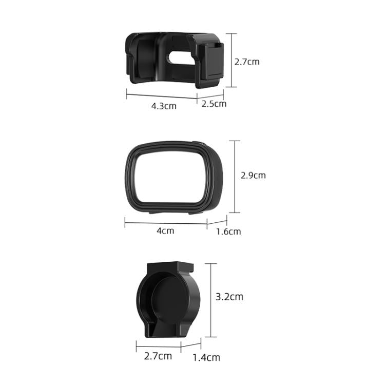 Luz de relleno magnética portátil Flymile para DJI Pocket 3 para fotografía.