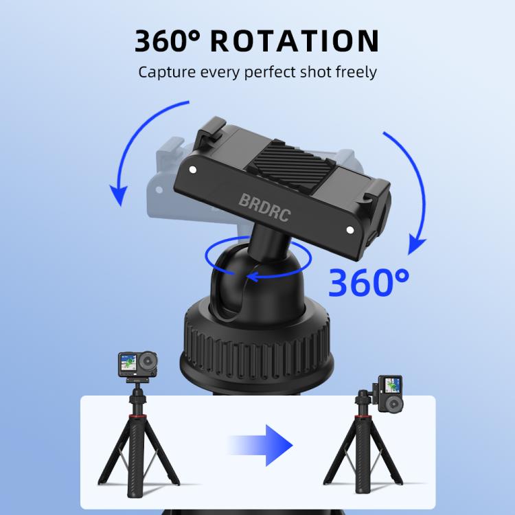 Trípode de liberación rápida con palo selfie extendido BRDRC para DJI Osmo Action 6 / Nano, AC6039_1