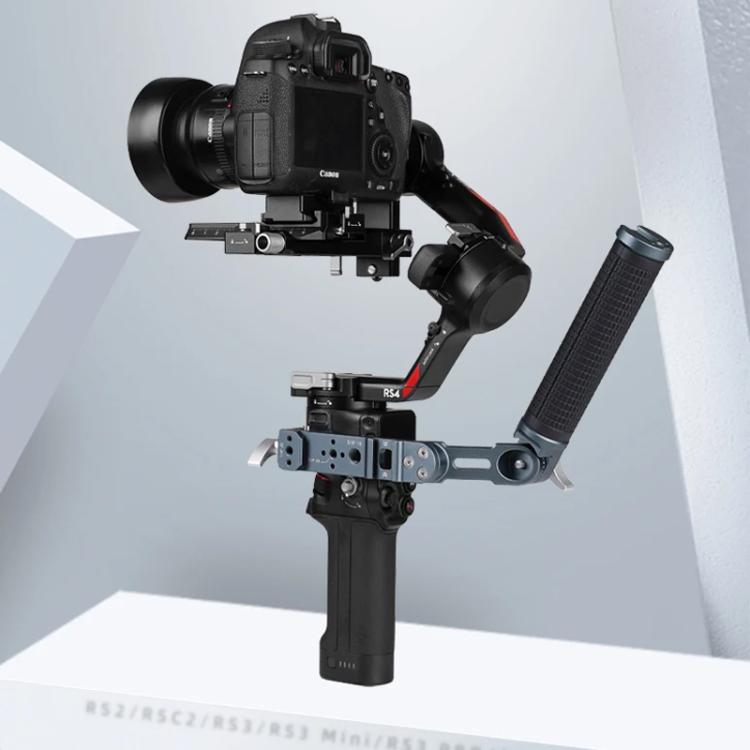 Empuñadura de ángulo ajustable XILETU para estabilizadores DJI RS 4 Mini/RS 4 Pro/RS 4/RS 3 Mini/RS 3 Pro/RS 2