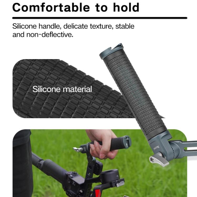 Empuñadura de ángulo ajustable XILETU para estabilizadores DJI RS 4 Mini/RS 4 Pro/RS 4/RS 3 Mini/RS 3 Pro/RS 2