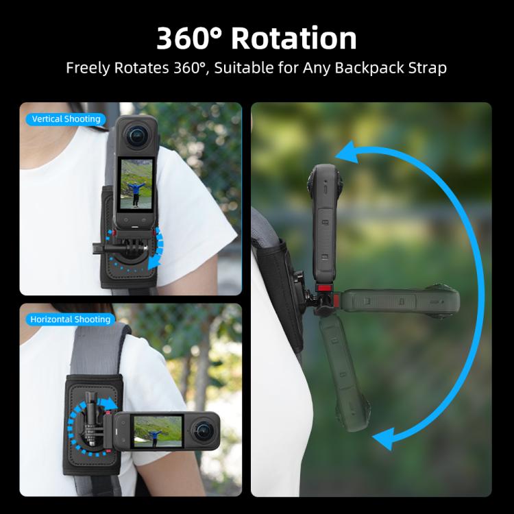 Clip de sujeción para la correa de hombro de la mochila DJI Osmo Pocket 3 / Action 6 / GoPro