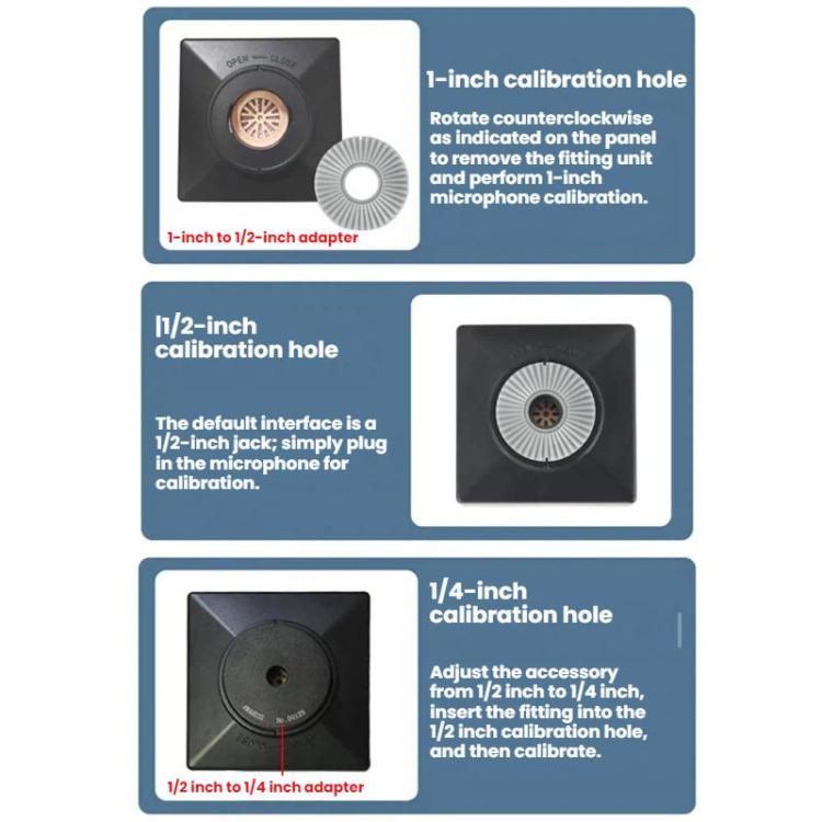 Probador de fuente de sonido SMART SENSOR Clase 1 para nivel de sonido y nivel de ruido, ST04A