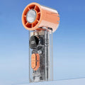 Ventilador de mano silencioso con pantalla digital y refrigeración por hielo de alta velocidad S8