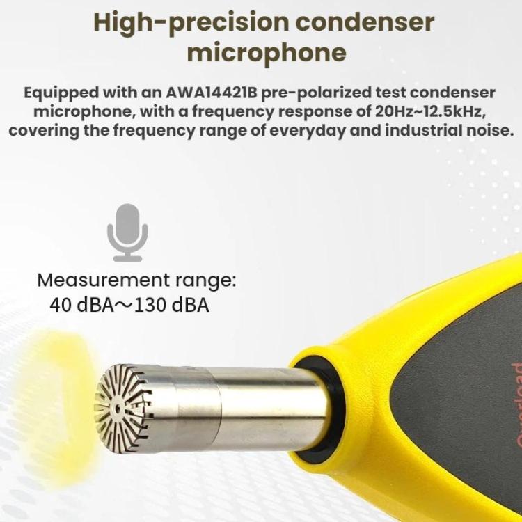 Medidor de nivel de ruido sonoro de alta precisión SMART SENSOR (decibelios), ST844