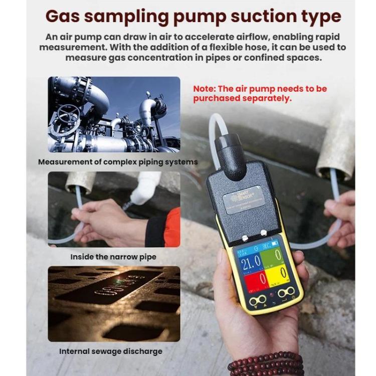 Detector de gas espacial a prueba de explosiones SMART SENSOR 4 en 1, AS8900A