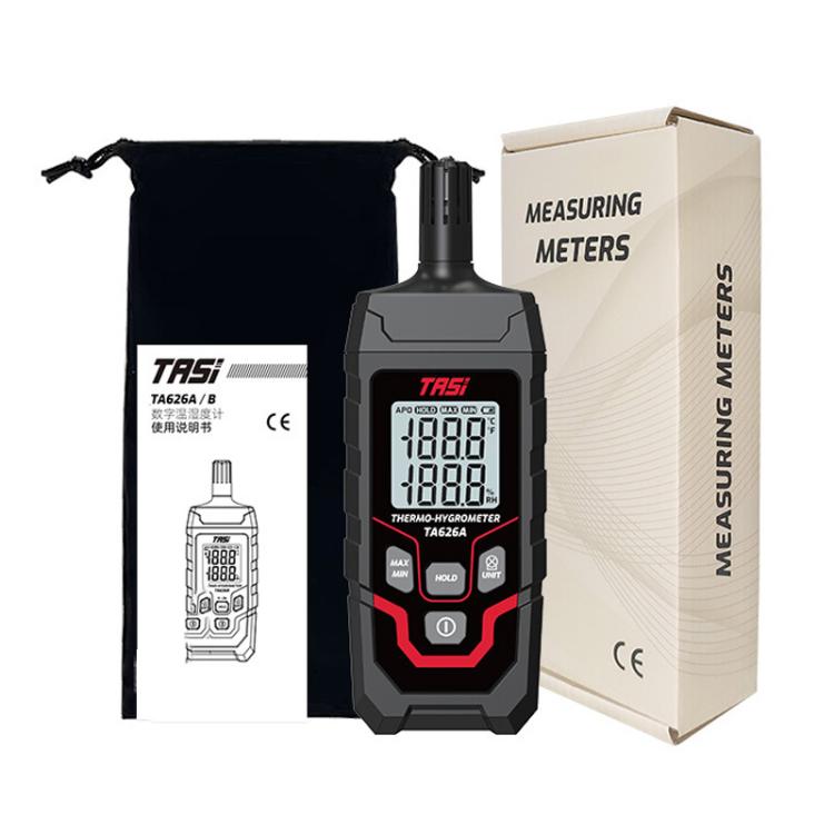 Medidor digital de temperatura y humedad de alta precisión Medidor de temperatura ambiental, TASI TA626A