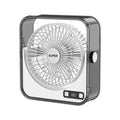 Ventilador de escritorio silencioso F2 con control de velocidad continuo de 100 velocidades, pantalla digital inteligente y luz.