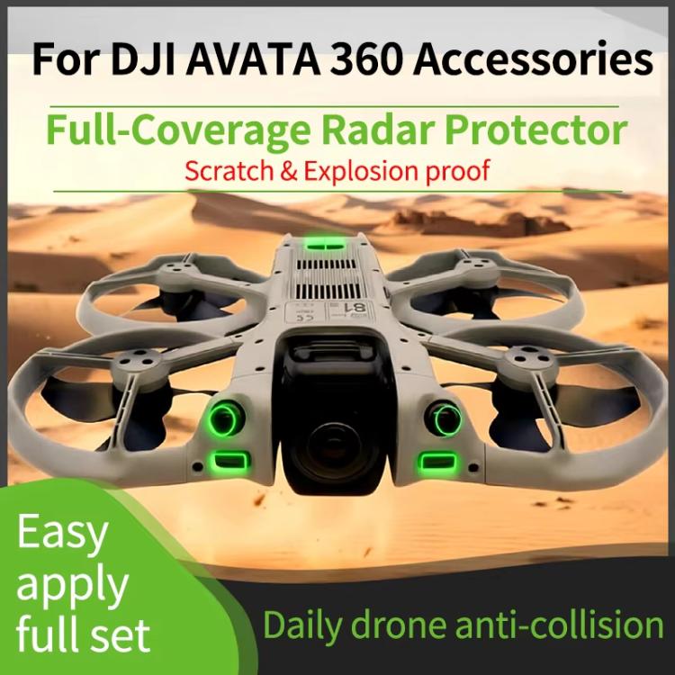 Juego de láminas protectoras nano para lentes, protector de sensor y protector antiarañazos., For DJI Goggles N3, For DJI Avata 360 Radar, For DJI Avata 360 Radar & Fish-Eye