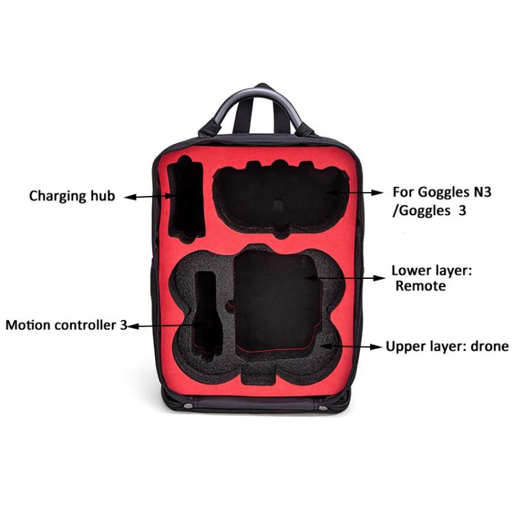 Mochila rígida para dron FPV portátil DJI Avata 360, estuche de transporte compatible con Goggles N3/Goggles 3