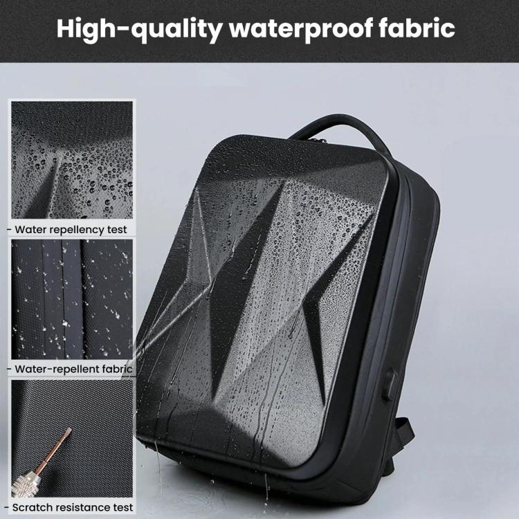 Mochila rígida impermeable para DJI Avata 360, compatible con gafas N3 y mando RC 2, con compartimento para portátil de 17 pulgadas.