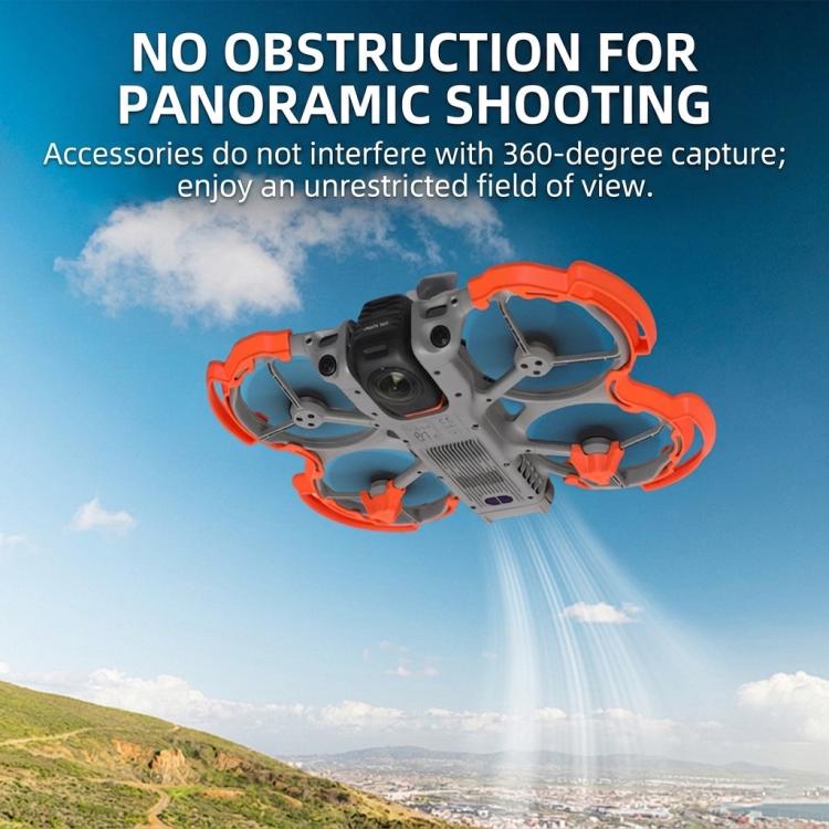 Extensor de altura del tren de aterrizaje para dron DJI Avata 360, Foot Support Black, Foot Support Orange, Foot Support Gray, Heightened Base Black, Heightened Base Orange, Heightened Base Gray