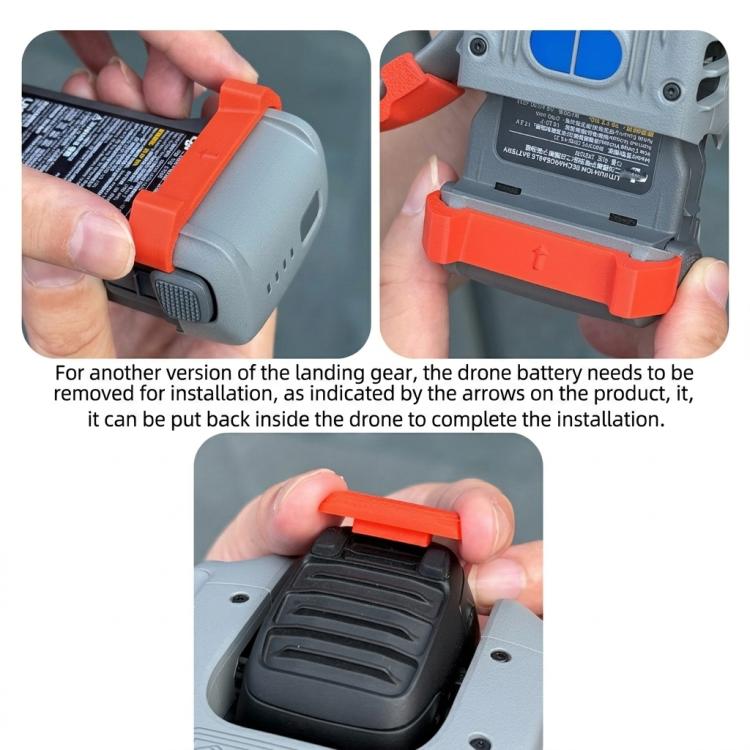 Extensor de altura del tren de aterrizaje para dron DJI Avata 360, Foot Support Black, Foot Support Orange, Foot Support Gray, Heightened Base Black, Heightened Base Orange, Heightened Base Gray