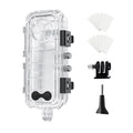 Carcasa sumergible invisible Insta360 X5 de 45 m/147 pies con costuras de 360 grados sin costuras., PC Lens