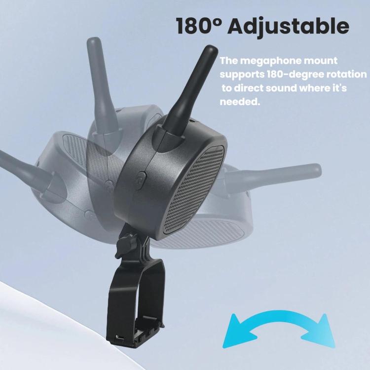 Megáfono para dron DJI Mini 4 Pro, altavoz inalámbrico de largo alcance de 2000 m y 120 dB de alto volumen.